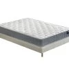 Ensemble Matelas Ressorts + Sommier 180x200cm, Galice 25cm D’épaisseur Et Sommier Tissu Blanc
