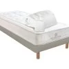 NUIT DE COTON | Pack Prêt à Dormir PRELUDE 2.0 90x200 Cm | Matelas Latex + Sommier + Accessoires | Mi-ferme