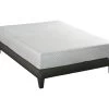 OLYMPE LITERIE | Ensemble SENSITIVE 160x200 Cm | Matelas Mémoire De Forme + Sommier Bois | Ferme