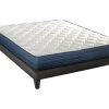 BELLECOUR LITERIE | Ensemble QUINCONCES 160x200 Cm | Matelas Ressorts Ensachés + Sommier Bois | Ferme