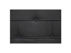 Lit Simple Pour Adulte NIZZA 120x190 Cm 1 Place Et Demi / 1 Personne, Avec Sommier Et Pieds En Métal Chromé, Tissu Capitonné Noir 7 Lit Simple Pour Adulte NIZZA 120x190 Cm 1 Place Et Demi / 1 Personne, Avec Sommier Et Pieds En Métal Chromé, Tissu Capitonné Noir -Magasin de lits lit 10278127