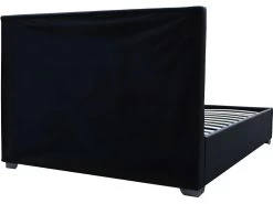 Lit Double Avec Coffre "Tino" - 140 × 190 Cm - Noir -Magasin de lits lit 10534375