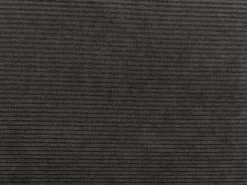 Lit 160 X 200 Cm - Velours Côtelé - Anthracite - SONETRI -Magasin de lits lit 10764123