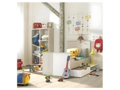 Lit Bébé évolutif Blanc/Pin Blanchi - SWEET -Magasin de lits lit 11143797