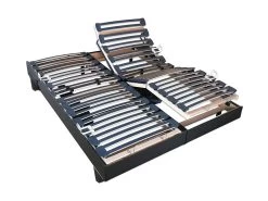 BELLECOUR LITERIE | Ensemble Duo FLEX 2x80x200 Cm | Sommiers électriques + Matelas Mémoire De Forme