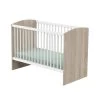Lit Bébé 60x120 Access - Blanc Et Bois