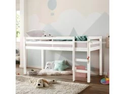 Pack Lit Mi-hauteur Avec Matelas Alma Bois Naturel 90x200 Cm 7 Pack Lit Mi-hauteur Avec Matelas Alma Bois Naturel 90x200 Cm -Magasin de lits lit 13070117