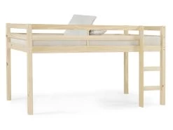 Pack Lit Mi-hauteur Avec Matelas Alma Bois Naturel 90x200 Cm 8 Pack Lit Mi-hauteur Avec Matelas Alma Bois Naturel 90x200 Cm -Magasin de lits lit 13070119