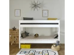 Lit Superposé Aniba Blanc 90x190 Cm -Magasin de lits lit 13071983