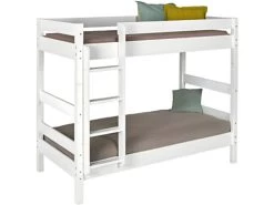 Lit Superposé Séparable Aaron Blanc 90x190 Cm