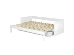 Pack Lit Gigogne Avec Tiroirs Et Matelas Molly Blanc 80x200 Cm -Magasin de lits lit 13075737