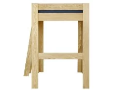 Lit Mezzanine 2 Places Ali Bois Naturel 120x190 Cm -Magasin de lits lit 13077125