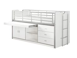 Lit Combiné 95 90x200 Sommier Inclus Bonny - Blanc