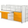 Lit Combiné 95 90x200 Sommier Inclus Bonny - Orange