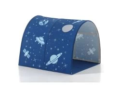 Lit Mi-Hauteur 90x200 Sommier Inclus Et Housse Astro Pino - Blanc -Magasin de lits lit 13468339