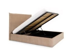 Lit Coffre 160 X 200 Cm - Velours - Beige + Matelas - SORYO 15 Lit Coffre 160 X 200 Cm - Velours - Beige + Matelas - SORYO -Magasin de lits lit 13622763