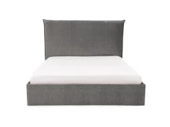 Lit Coffre 160 X 200 Cm - Velours - Gris - SORYO De Pascal Morabito 13 Lit Coffre 160 X 200 Cm - Velours - Gris - SORYO De Pascal Morabito -Magasin de lits lit 13629909