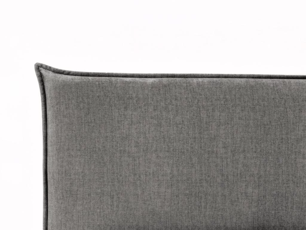 Lit Coffre 160 X 200 Cm - Velours - Gris - SORYO De Pascal Morabito 8 Lit Coffre 160 X 200 Cm - Velours - Gris - SORYO De Pascal Morabito – Image 8