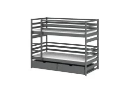 Lit Superposé Loft 80x160 Gris