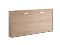 Lit Pliant - Venprodin - 90X190Cm - Couleur Effet Chêne