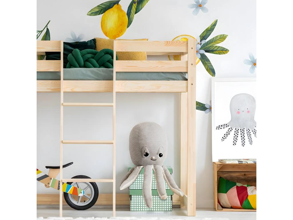 Lit Mi-hauteur 90x190 Sommier Inclus Georges Bois 4 Lit Mi-hauteur 90x190 Sommier Inclus Georges Bois – Image 4