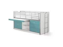 Lit Compact Enfant 90x200 Turquoise - Terre De Nuit