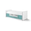 Lit Combiné Enfant 90x200 Turquoise - Terre De Nuit