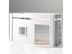 Lit Compact Enfant 90x200 Blanc - Terre De Nuit