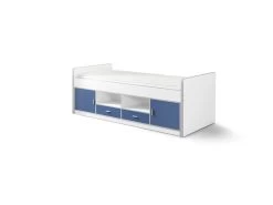 Lit Combiné Enfant 90x200 Bleu - Terre De Nuit