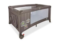 Lit Bébé Parapluie Taupe 60x120 Oiseaux