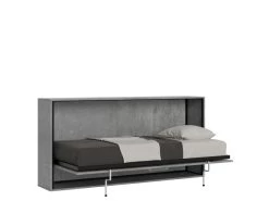 Lit Escamotable Horizontal 1 Couchage 85 Kando Ciment