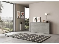 Lit Escamotable Horizontal 1 Couchage 85 Kando Ciment 12 Lit Escamotable Horizontal 1 Couchage 85 Kando Ciment -Magasin de lits lit 18970119