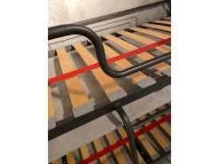 Lit Escamotable Horizontal 1 Couchage 85 Kando Avec Matelas Noyer -Magasin de lits lit 18970265