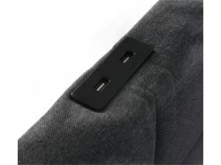 Lit Adulte 140x200cm - Lit Rembourré Avec 4 Tiroirs + LED Et 2 Ports USB + Sommier à Lattes - Lin - Gris 8 Lit Adulte 140x200cm - Lit Rembourré Avec 4 Tiroirs + LED Et 2 Ports USB + Sommier à Lattes - Lin - Gris -Magasin de lits lit 21123573