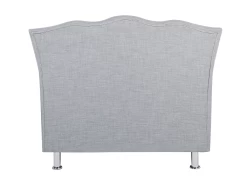 Lit Simple Avec Rangement En Tissu Gris 90 X 200 Cm METZ -Magasin de lits lit 22131091