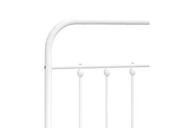 Cadre De Lit Métal Avec Tête De Lit Blanc 180x200 Cm -Magasin de lits lit 22394479