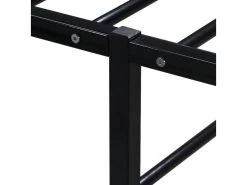 Cadre De Lit Noir Métal 160x200 Cm -Magasin de lits lit 22530191