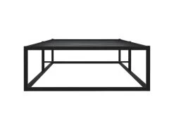 Cadre De Lit Noir Métal 100x200 Cm -Magasin de lits lit 22546083