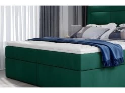 Ensemble Boxspring Complet Tête De Lit + Sommiers + Matelas + Surmatelas VISTA VELOURS De VENESETTI - Tissu Velours Luxe Vert - 160 X 200 Cm 7 Ensemble Boxspring Complet Tête De Lit + Sommiers + Matelas + Surmatelas VISTA VELOURS De VENESETTI - Tissu Velours Luxe Vert - 160 X 200 Cm -Magasin de lits lit 8863555
