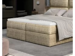 Ensemble Boxspring Complet Tête De Lit + Sommiers + Matelas + Surmatelas AMARIS De VENESETTI - Tissu Luxe Beige - 140x200 Cm 7 Ensemble Boxspring Complet Tête De Lit + Sommiers + Matelas + Surmatelas AMARIS De VENESETTI - Tissu Luxe Beige - 140x200 Cm -Magasin de lits lit 8863755