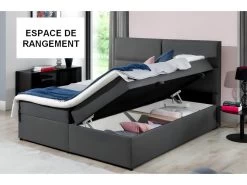 Ensemble Boxspring Complet Tête De Lit + Sommiers + Matelas + Surmatelas AMARIS De VENESETTI - Tissu Luxe Beige - 140x200 Cm 8 Ensemble Boxspring Complet Tête De Lit + Sommiers + Matelas + Surmatelas AMARIS De VENESETTI - Tissu Luxe Beige - 140x200 Cm -Magasin de lits lit 8863757
