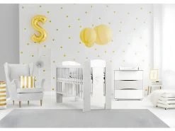 Lit Bébé Naty 60x120 Blanc