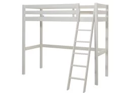 Lit Mezzanine 90x200 Sommier Inclus Pino - Blanc