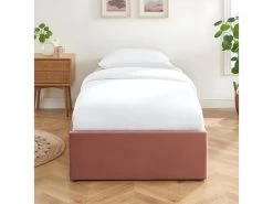 Lit Coffre 90x190cm En Velours Rose + Sommier à Lattes - Handy 8 Lit Coffre 90x190cm En Velours Rose + Sommier à Lattes - Handy -Magasin de lits lit 9572519