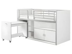Lit Combiné 91 90x200 Sommier Inclus Bonny - Blanc