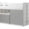 Lit Combiné 70 90x200 Sommier Inclus Bonny - Gris