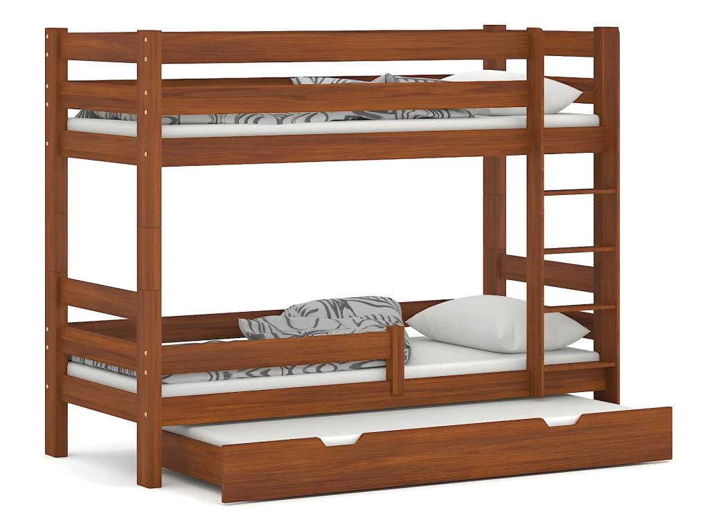 Lit Superposé En Pin Massif 190x90 Alder 1 Lit Superposé En Pin Massif 190x90 Alder