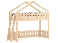 Lit Mezzanine En Contreplaqué De Pin 200x90 Naturel