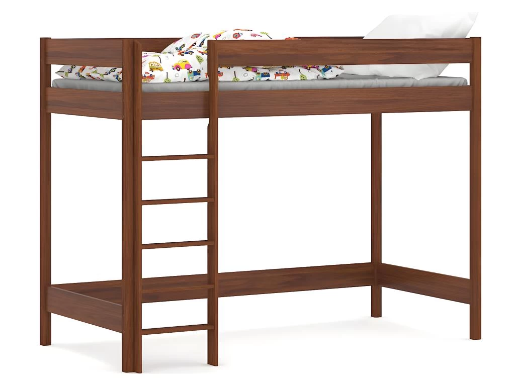 Lit Mezzanine En Pin Massif 180x80 Palissandre 1 Lit Mezzanine En Pin Massif 180x80 Palissandre