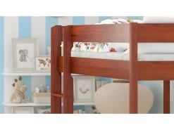 Lit Mezzanine En Pin Massif 180x80 Palissandre 9 Lit Mezzanine En Pin Massif 180x80 Palissandre -Magasin de lits lit 9580077